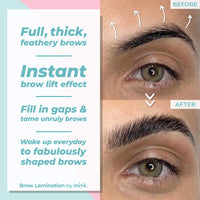 MIYA LASH 2 in 1 Lash Lift & Brow Lamination Lotion Set | Sachet Refill for Lash Lift Kit & Eyebrow Perm | Fast Acting 3-Step Lifting, Setting Lotions with Nutrition Serums | 10 Treatments | Salon Use