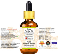 Greenwood Essential Pure Perilla Oil (Perilla frutescens) with Glass Dropper Cold Pressed 10ml (0.33 oz)