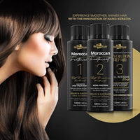 RENEW HAIR PROFESSIONAL Keratin Revolution Protein Smoothing System120ml 3x Brazilian hair Treatment Hair Straightening,Smooths, Strengthens, Softens Formaldhendy Free Keratin
