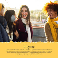 SOLARAY L-Lysine 1000mg - 60 Vegan Capsules not Powder - Double Strength l Lysine - Amino Acid Supplement - Non GMO & Lab Verified - Solaray