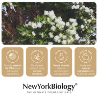 NEW YORK BIOLOGY THE ULTIMATE COSMECEUTICALS New York Biology Tea Tree Oil Foot Cream for Dry Cracked Feet, Cracked Heels and Itchy Skin - Foot Cream - 226 g