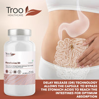 FloraFusion 30 Elite Advanced Probiotic and Livaux Prebiotic Active Cultures Supplement - 60 Capsules - 30 probiotics Strains (22.5 Billion CFU)