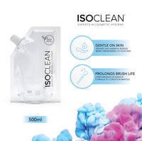 Isoclean ISOCLEAN Makeup Brush Cleaner Liquid Eco-Friendly Refill Solution (525 ml)