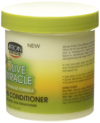 African Pride Olive Miracle Anti-Breakage Leave-In Conditioner 425g/15oz