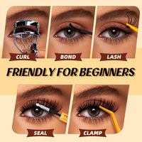 QUEWEL Clusters-Lashes Kit 30+40+50D Lash Clusters Mixed 10-16mm