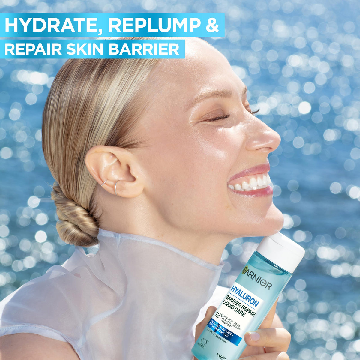 Garnier Hyaluron Barrier Repair Liquid Care Aloe Vera Toner, 120ml