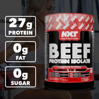 NXT Nutrition NXT Beef Protein Isolate 540g - High Protein Powder in Natural Amino Acids - Paleo, Keto Friendly - Dairy and Gluten Free - 540g - Cherryade
