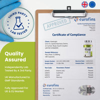 Organic Maca Root Capsules - 11000mg High Strength - 180 Capsules (3 Month Supply) - Premium Quality Black and Yellow Maca Extract - Black Pepper to Boost Absorption - Made in UK by VitaBright