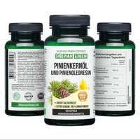 Siberian Green Pine Nut Oil w/Pine Resin Capsules 200 Softgels Wild Harvested Siberia Altai Cold Pressed Unrefined