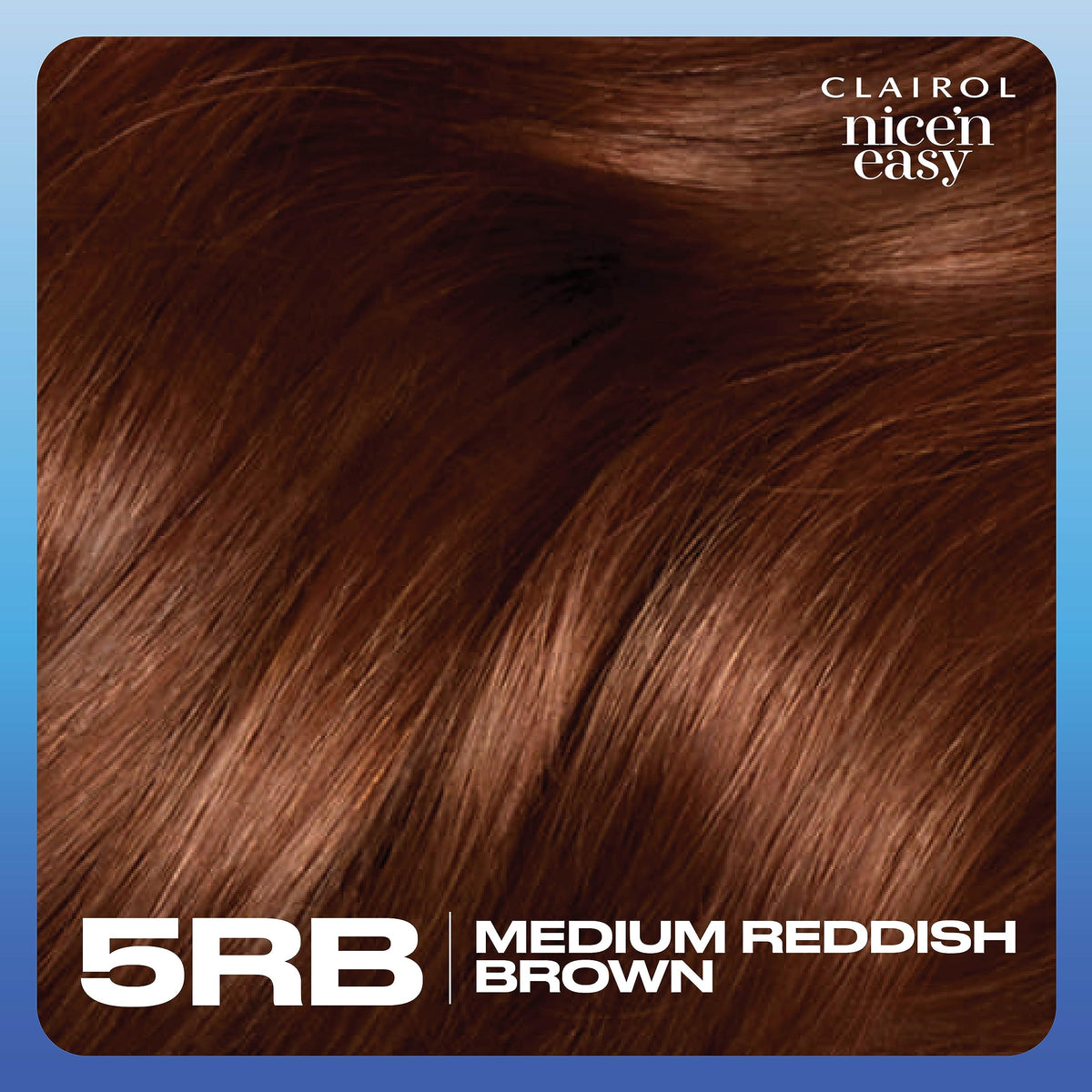 Clairol Nice'n Easy Crème Permanent Hair Dye, 5RB Medium Reddish Brown, 115g