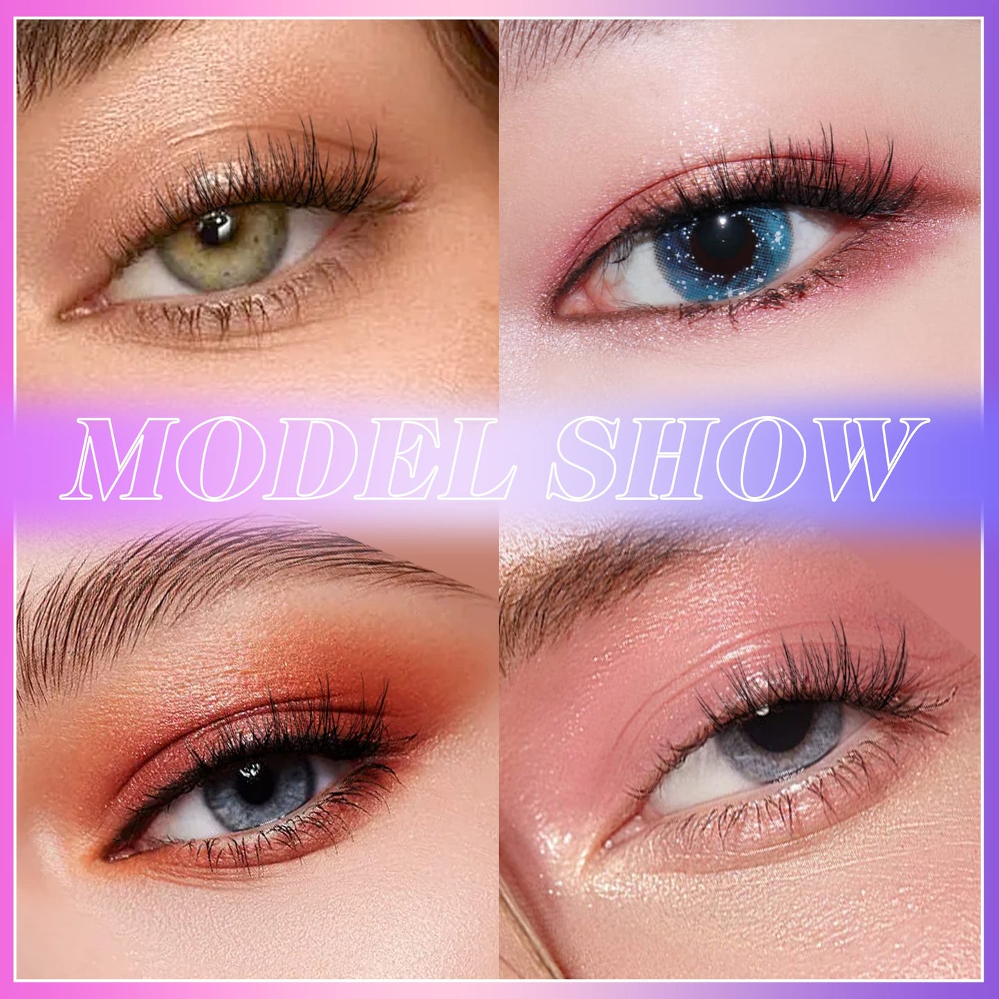 Half Lashes Natural Look Wispy Soft Strip Corner Eyelashes Cat Eye 3D Curl Short Accent Lashes 7 Pairs Pack by ALICE