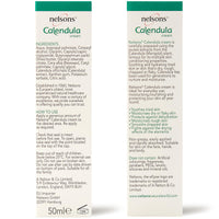 Nelsons Calendula Cream (50ml), Gentle Moisturiser For Face Hands Body, For Soothing and Hydrating Dry, Rough Skin, Non-Greasy, Paraben & Fragrance Free, Uses Calendula (Marigold) Plant Extracts