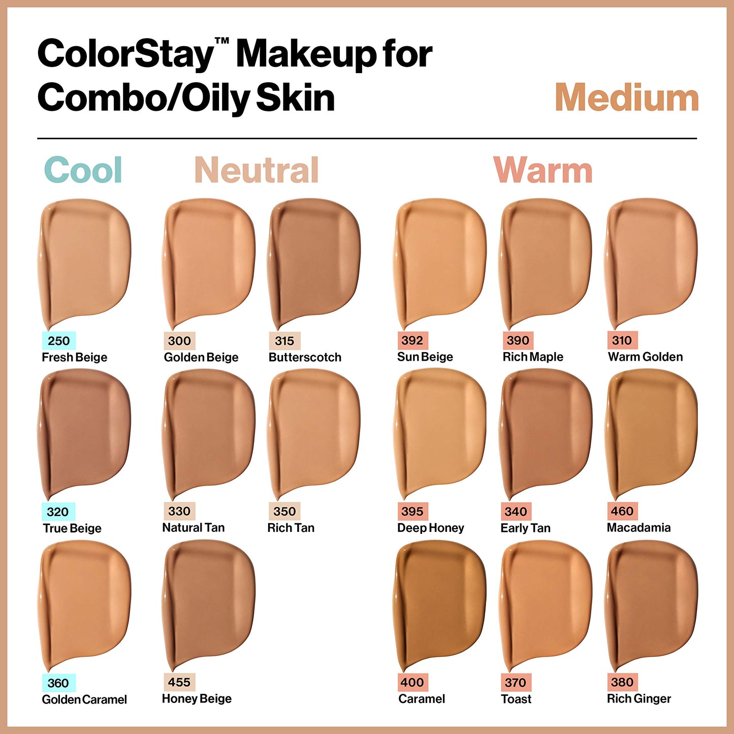 Revlon Colorstay Liquid Foundation Makeup for Combination/Oily Skin SPF15 Medium to Full Coverage (30ml) Matte Finish, Buff (150) Unisex
