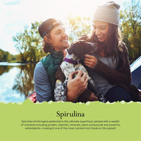 SOLARAY Spirulina Algae - 100 Vegan Capsules not Tablets or Powder - High Strength Spirulina Supplement with Added Vitamin A 70mcg - Lab Verified - Solaray