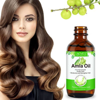 WeiWeiLa Amla Hair Oil, Amla Oil for Hair Growth, 100% Natural Indian Amla Hair Oil for Strong, Long & Thick Hair, Nourishes Scalp, Promotes Hair Growth, Controls Hair Fall, 60ML