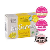Little Soap Company Naturals Range - Bar Soap | Vegan, Cruelty Free, No SLS or Parabens, Refreshing Cleansing Soap bar, Natural Eco Friendly Body & Hand Soap, 100g (Lemon Zest)