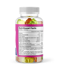 SUPPLEMENT PARADISE Summer Keto + ACV Gummies Vegetarian/Vegan 1 Month Supply