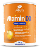 Nature's Finest by Nutrisslim Vitamin D3 Powder 2000IU | 50µg of Vitamin D per Serving | Most Bioavailable Form of Vitamin D3 Powder | for Vegetarians and Vegans