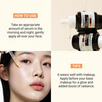 HEIMISH RX Multi Vitamin Glow Serum - Vitamin C Serum for face, Dark Spot & Hyperpigmentation Reduction, Anti Aging, Skin Brightening Serum with Vitamin C 7%, Niacinamide 5% - 35 ml (1.18 fl. oz)