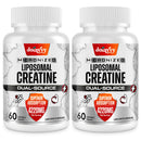 Joiavvy Liposomal Creatine Monohydrate Tablets 4220mg, 60 Chewable Pure Creatine Tablets, Added Creatine HCl, 15X Absorption, Creatine Powder Alternative, Gym Supplement for Men & Women, Vegan (120 Tablets)