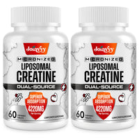 Joiavvy Liposomal Creatine Monohydrate Tablets 4220mg, 60 Chewable Pure Creatine Tablets, Added Creatine HCl, 15X Absorption, Creatine Powder Alternative, Gym Supplement for Men & Women, Vegan (120 Tablets)