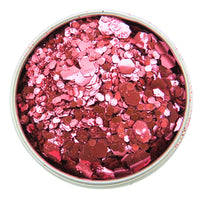 Luminosity Glitter JOIN THE ECO GLITTER REVOLUTION Luminosity Biodegradable Pink Glitter – Chunky & Fine Eco Glitter Mix | Vegan, Plant-Based, Festival Glitter for Face, Body & Hair | Eco Friendly Sparkle Makeup