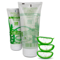 bleu & marine Bretania Pure Aloe Vera Gel 100% Natural 200 ml 7.03 fl oz DIY Cosmetics Face & Body care Moisturiser Hair repair After sun Soothing gel Wax Aftercare Canary Islands