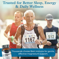 Best Immune International Best Immune, Magnesium Malate 500mg – High Strength Supplement for Absorption and Energy Support – 100 Vegan Capsules