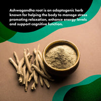 Ashwagandha High Strength Plus | 125 mg Root Extract with 10 mg Withanolides | 180 Vegan Tablets | 6-Month Supply | Supports Stress & Anxiety Relief, Better Sleep, and Energy Balance | by Nature Diet