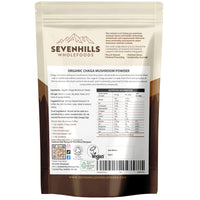 Sevenhills Wholefoods Organic Chaga Mushroom Powder 200g