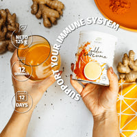 Nature's Finest by Nutrisslim Golden Curcuma Latte (125g), Delicious Turmeric Drink with Ginger and Cinnamon, Caffeine-Free, Vegan Latte Mix, 100% Organic Natural Ingredients