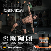 DEMON LABZ Pre Workout Demon, Tropical, 160mg Caffeine + Creatine, 360g