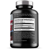 Iron Labs Nutrition Chewable Creatine Tablets (Berry Flavour) - 3000mg Chewable Creatine Monohydrate Tablets - Creatine Chews - 180 Tablets