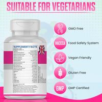 SigmaBiotics Pregnancy Tablets 20 Multivitamin with 800µg Folic Acid, D3, Iron, DHA, Omega-3, Probiotics Blend, Magnesium, All Trimester Pregnancy Support – 30 Vegetarian Tablets – One Month Supply