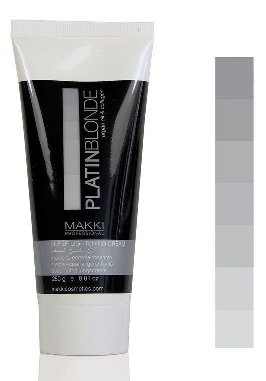 Makki Platin Blonde Hair Super Lightening Cream with Argan Oil and Collagen