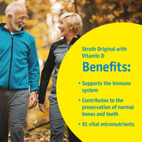 Strath Plus Vitamin D Liquid - Naturally Fermented Vitamin Food Supplement with Fermented Herbal Yeast & Vitamin D (250ml)