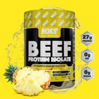 NXT Nutrition NXT Beef Protein Isolate 540g - High Protein Powder in Natural Amino Acids - Paleo, Keto Friendly - Dairy and Gluten Free | 540g (Pineapple)