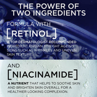 L'Oreal Paris L’Oréal Paris Retinol Cream, Revitalift Laser Pressed Night Cream for Anti-Ageing with Retinol & Niacinamide, Advanced Anti-Ageing Formula to Target Deep Wrinkles & Dark Spots, Moisturises Skin, 50ml
