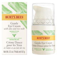 Burt's Bees 98.9% Natural Hydrating Daily Eye Cream Tube, Sensitive Formula, 14.1 g