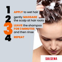 Sulsena SULSENA Anti Dandruff Shampoo for Men and Women - Effective Shampoo for Oily Hair - Anti Dandruff Relief for Itchy Scalp - Nourishing Formula - Best Anti Dandruff Shampoo for Men and Women