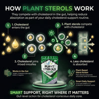 NutriVolv Plant Sterols 800mg Vegan Healthcare Supplements for Heart, Maintains Cholesterol Level and Effectively Boosts Immunity - 90 Capsules