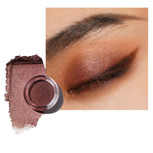 Oulac OULAC Cream Eyeshadow, Glitter Brown Eyeshadow, Holds Makeup For 12 Hours +, Waterproof and Sweatproof, Crease Resistant, Vegan | 06g (05) Honey Bunny