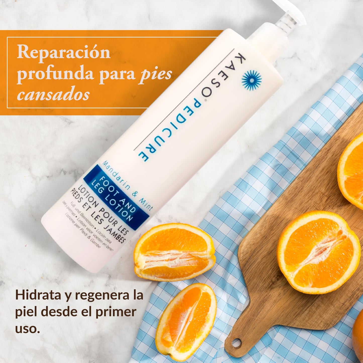 Kaeso Mandarin and Mint Yoghurt Foot/Leg Lotion 495 ml