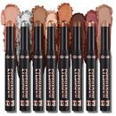 XINYUNXIN 8PCS Eyeshadow Stick Soft Creamy Matte Shimmer Eye Shadow Pencil Crayon Highlighting Pigmented Shiny Eyeshadow Pencil Waterproof Classy Shimmer Eye Shadow Sticks Set (A)