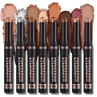 XINYUNXIN 8PCS Eyeshadow Stick Soft Creamy Matte Shimmer Eye Shadow Pencil Crayon Highlighting Pigmented Shiny Eyeshadow Pencil Waterproof Classy Shimmer Eye Shadow Sticks Set (A)