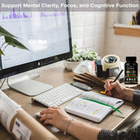 NUETONHEALTH Shilajit, Sea Moss, Lion's Mane, and Ashwagandha Capsules - Comprehensive All-in-One Wellness Supplement for Mind, Body, and Vitality - 60 Vegan Capsules by NuetonHealth UK