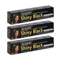 Sta-Sof-Fro Sta Sof Fro Permanent Hair Color Cream, Shiny Black - Pack of 3