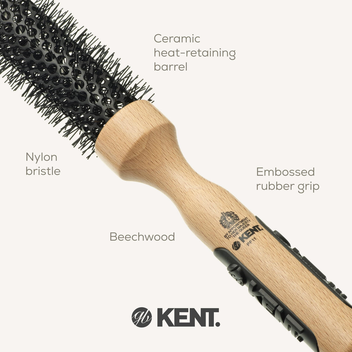 KENT Kent Brushes Pf11 35mm Small Ceramic Radial Brush