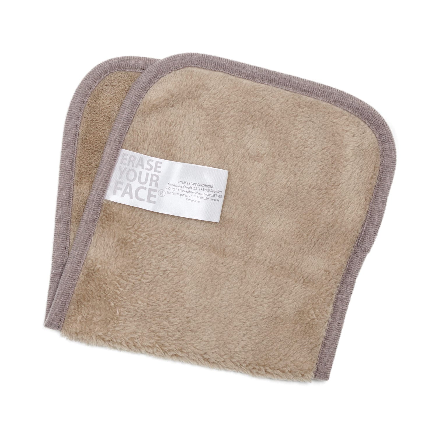 Upper Canada Danielle Creations Erase Your Face Eco Friendly Reusable Make Up Remover Cloth in Grey