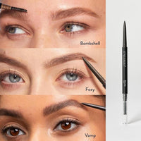 HD Brows HD BROWS Browtec 1mm Ultra-Fine Eyebrow Pencil, New & Improved Ultra-Fine 1mm Tip, Duel-Ended Pencil and Spoolie, Waterproof, Smudgeproof, Long-Lasting, Available in 3 Shades, Bombshell (Blonde)